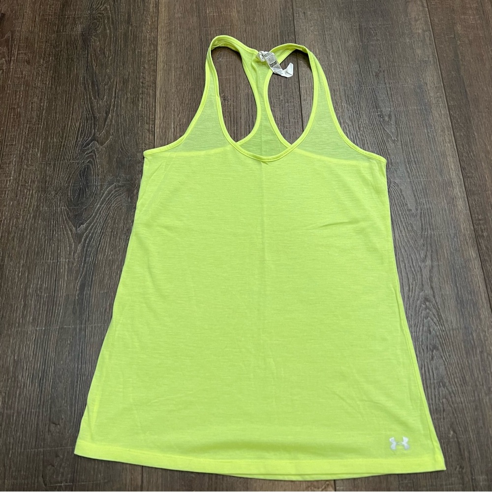 Under Armour Heat Gear Neon Racerback Tank